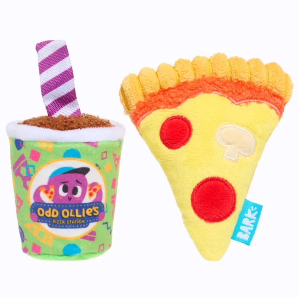 Bark ‘Odd Ollie’s Squeak Slice Combo’ Plush Dog Toys